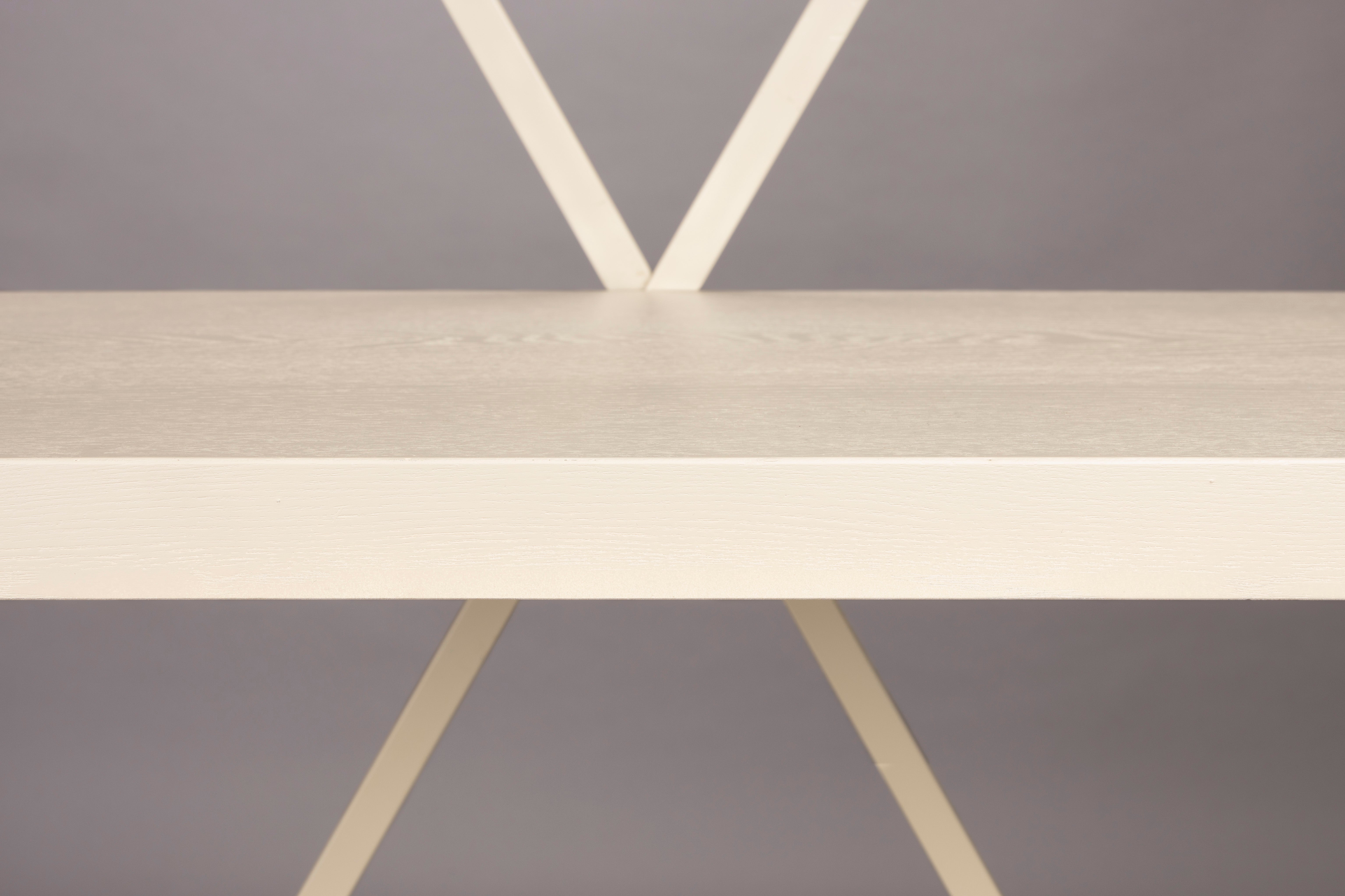 Dutchbone Iron Beige Low Shelf Display Unit